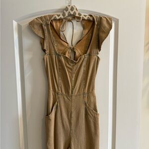 Vintage Camel Denim Dress